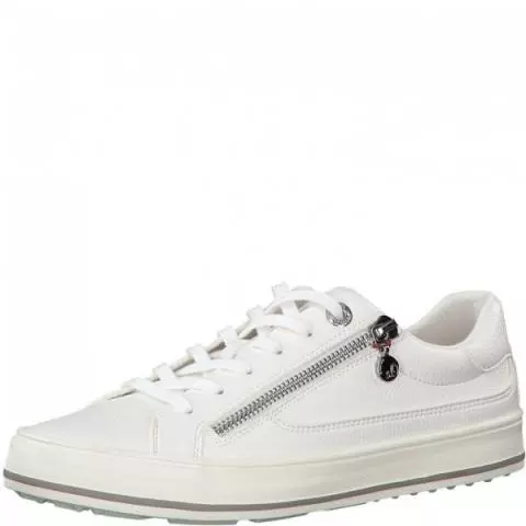 S. Oliver sneaker met rits white uni 5 5 23615 24