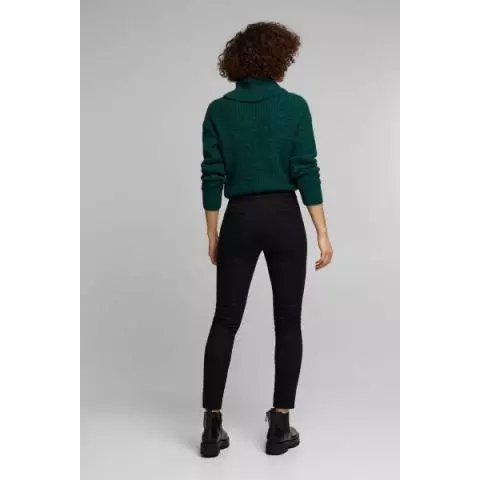 Esprit flanel tregging zwart 100EE1B325 E001