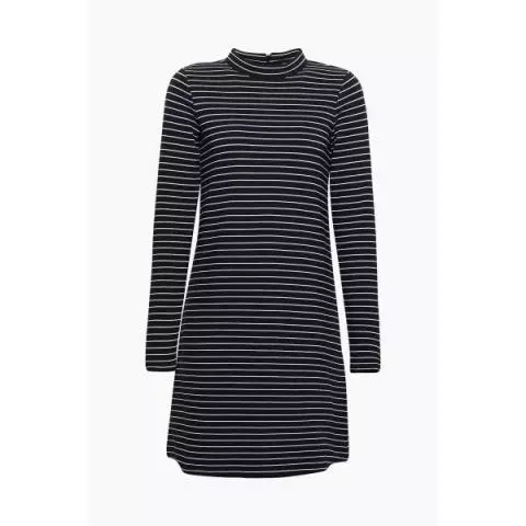 Esprit gestreepte jurk zwart wit 127EE1E015 E001