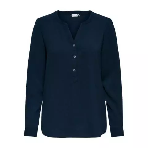 Jacqueline de Yong basis blouse blauw 15149951