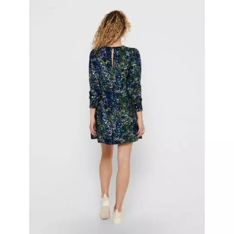 Jacqueline de Yong bloemenprint jurk zwart 1521772