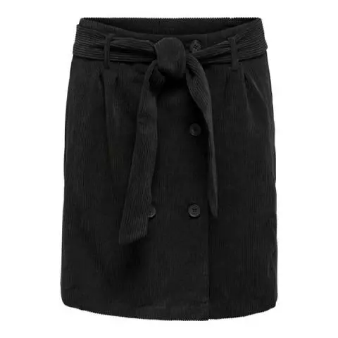 Jacqueline de Yong corduroy rok zwart 15220789