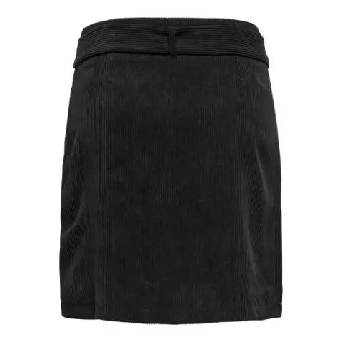 Jacqueline de Yong corduroy rok zwart 15220789