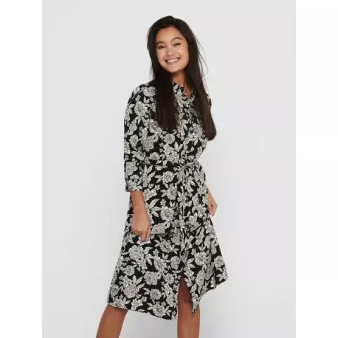 Jacqueline de Yong blouse jurk zwart 15225154