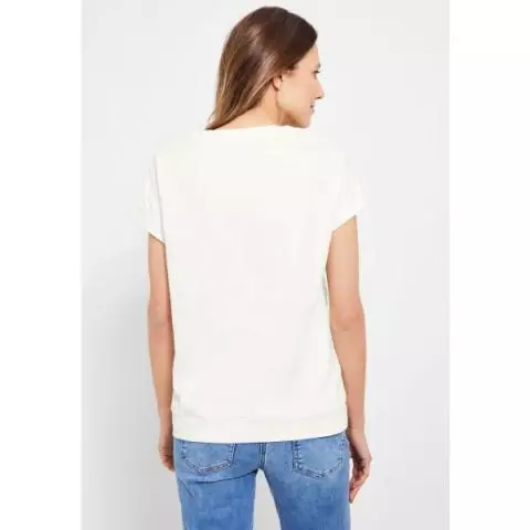 Cecil print shirt vanilla white 319407 13474