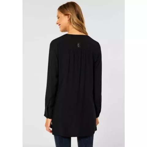 Street One lange blouse zwart 343399 10001