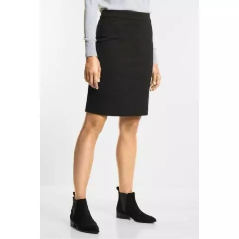 Jersey rok on sale zwart