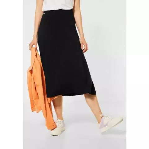 Street One midi rok zwart 360871 10001