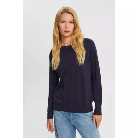 Esprit boothals trui navy 992EE1I320 403
