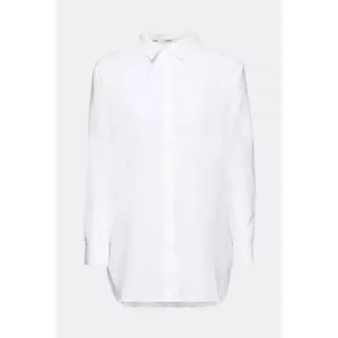 Esprit linnen overhemdblouse wit 993EE1F301 100