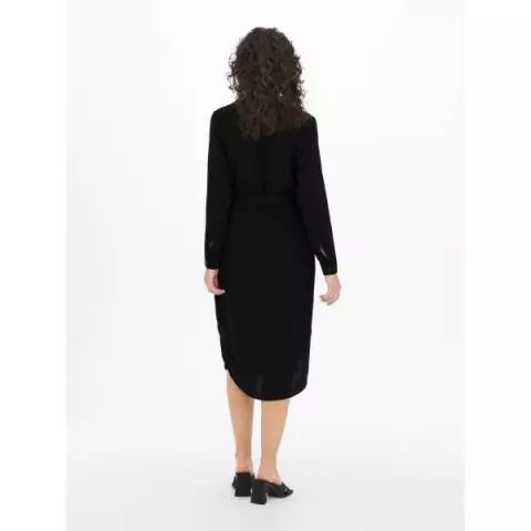 Doorknoopjurk zwart best sale