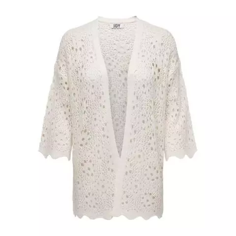 JDY gehaakt vest cloud dancer 15290568