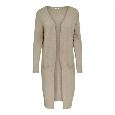 Jacqueline de Yong lang vest beige 15184979
