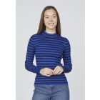 Sisters Point streep shirt cobalt HUGA-T.LS