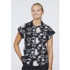Sisters Point print blouse black NEVA-SH1