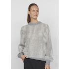Sisters Point streep trui grey LIBAR-PU 801