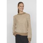 Sisters Point streep trui sand LIBAR-PU 802