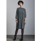Street One plissé jurk vintage green 144290 23825