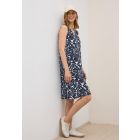 Cecil print jurk urban dark blue 144601 36831