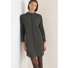 Cecil structuur jurk black 144723 20001