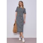 Street One streep jurk shadow navy 144801 27502