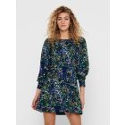 Jacqueline de Yong bloemenprint jurk zwart 1521772