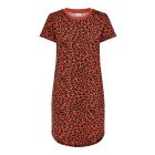 Jacqueline de Yong jersey jurk hot sauce 15227285