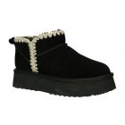 Super Cracks suede boot black 20120L