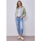 Street One visgraat jack smoke beige 212997 27499