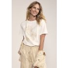 Tramontana embroidered shirt off white C44-20-401