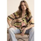 Tramontana print blouse multi C18-19-301