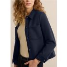 Cecil sweatvest  jasje universal blue 253940 15512