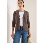 Cecil fijn brei vest mushroom taupe 253986 16963