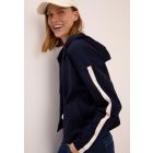 Cecil sweatvest met bies urban dark blue 254017 16