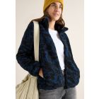 Cecil teddy vest urban dark blue 254031 26831