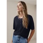 Street One korte mouw vest shadow navy 254127 1750