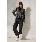 Cecil zachte print trui black 302809 20001