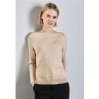 Street One boothals trui sheer beige 303042 16344
