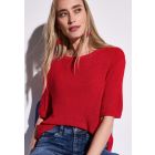 Street One brei shirt glory red 303164 16278