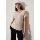 Cecil brei shirt pearl beige 303238 16521