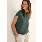 Cecil fijn brei shirt balmy khaki 303276 16785