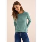 Cecil fijn brei trui jewel green 303283 16833
