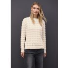 Street One ajour brei trui soft beige 303432 16351