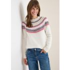 Cecil noorseprint trui eggshell 303538 36969