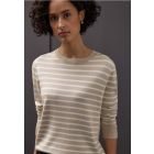 Street One streep trui cotton beige 303567 26667