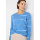 Cecil streep trui fountain blue 303696 27386