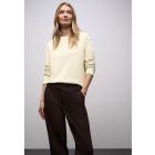 Street One brei trui soft beige 303766 16351