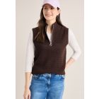 Cecil gehaakt gilet macchiato brown 303815 17493