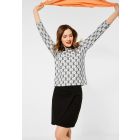 Street One sweatshirt off white 316030 20108 