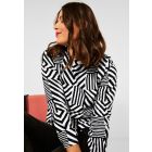 Street One grafische trui zwart 317075 20001